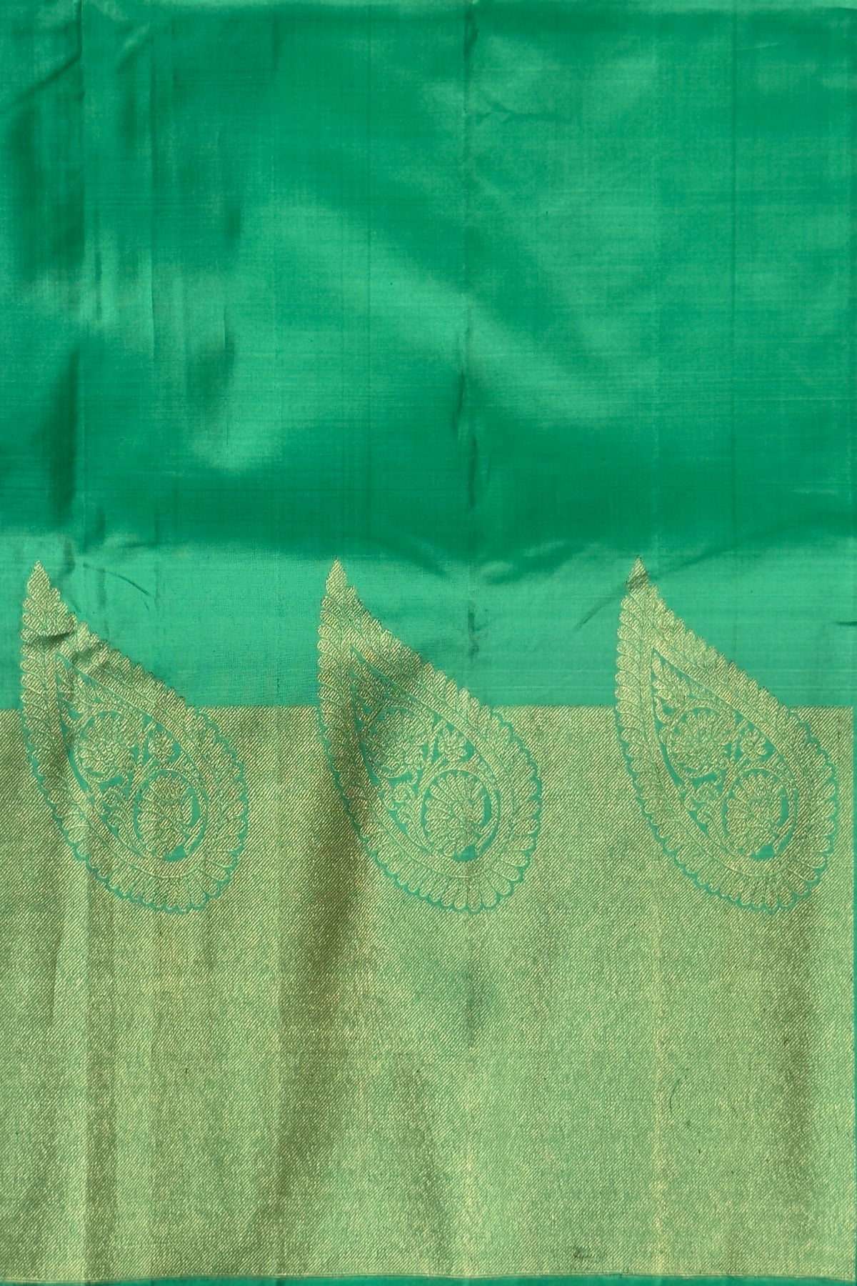 Mint Green Pure Silk Handloom Kanjeevaram