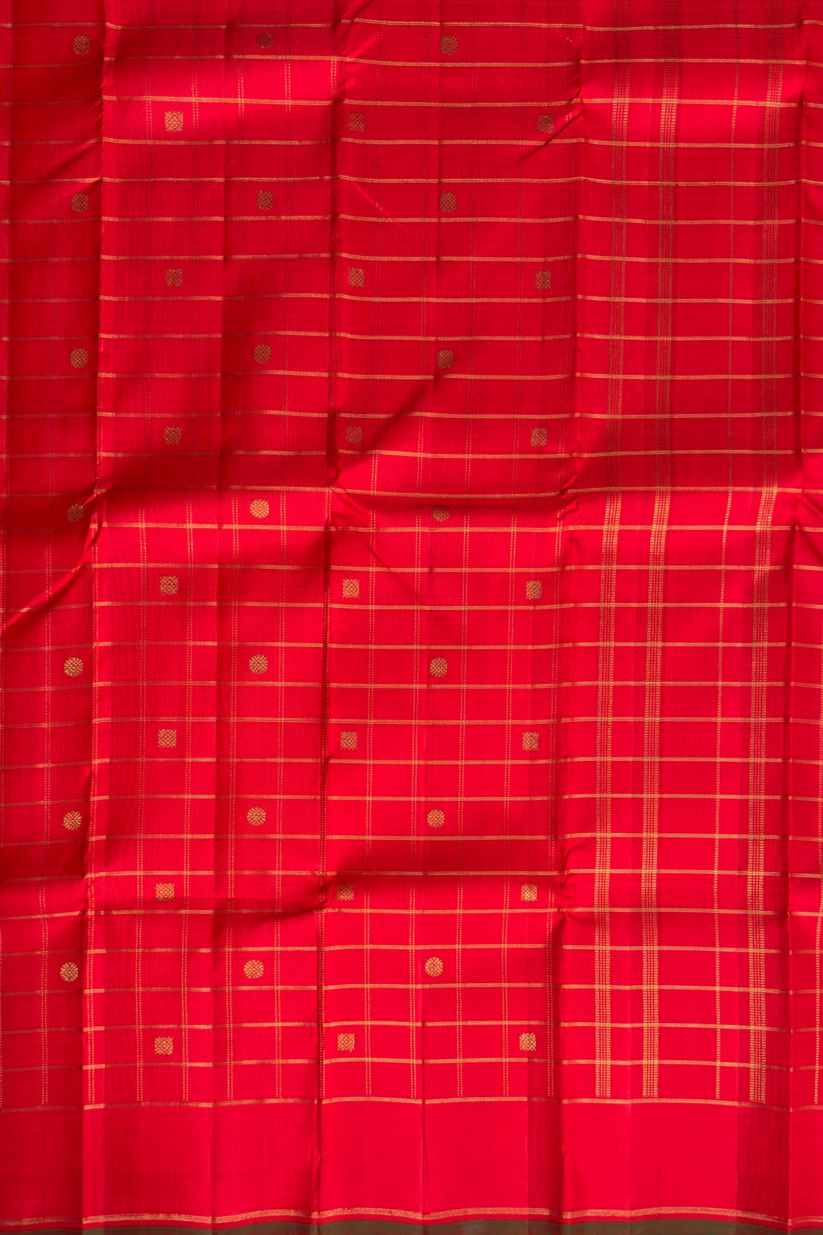 Red Pure Silk Handloom Kanjeevaram