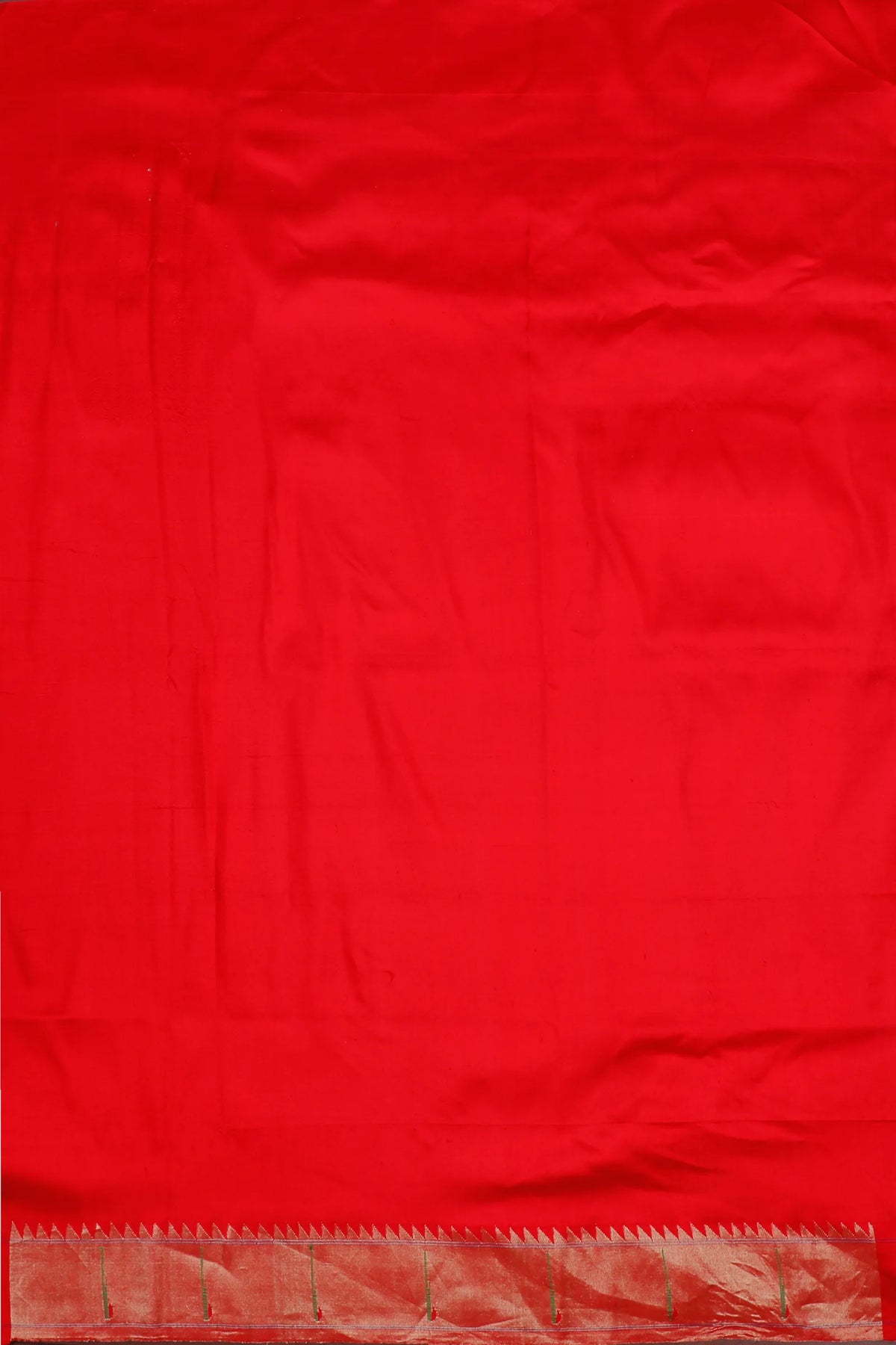 Red Handloom Pure Silk Muniya Paithani Saree