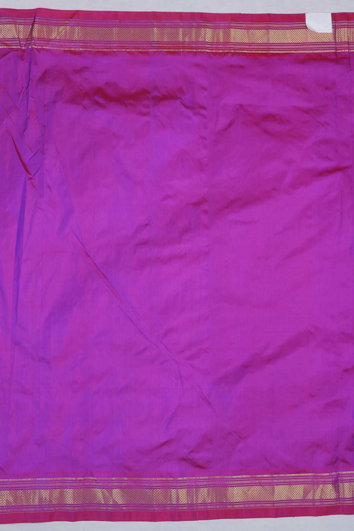 Purple Handloom Pure Silk Paithani Saree with Parrot Motifs